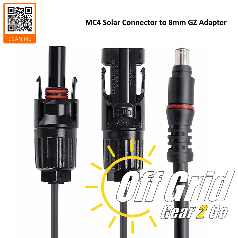 MC4 to 8mm Solar Adapter Cable