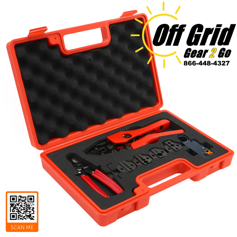 RF Coaxial Cable Crimper & Stripper Tool Kit (New Improved Version)