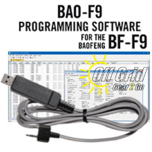 RTS Baofeng BAO-F9 Programming Software Cable Kit