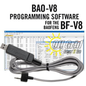 RTS Baofeng BAO-V8 Programming Software Cable Kit