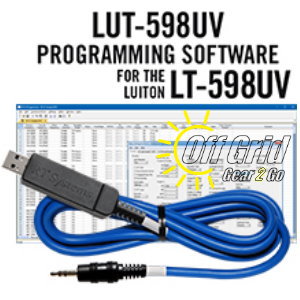 RTS Luiton LUT-598UV Programming Software Cable Kit