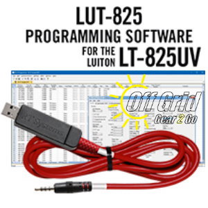 RTS Luiton LUT-825 Programming Software Cable Kit